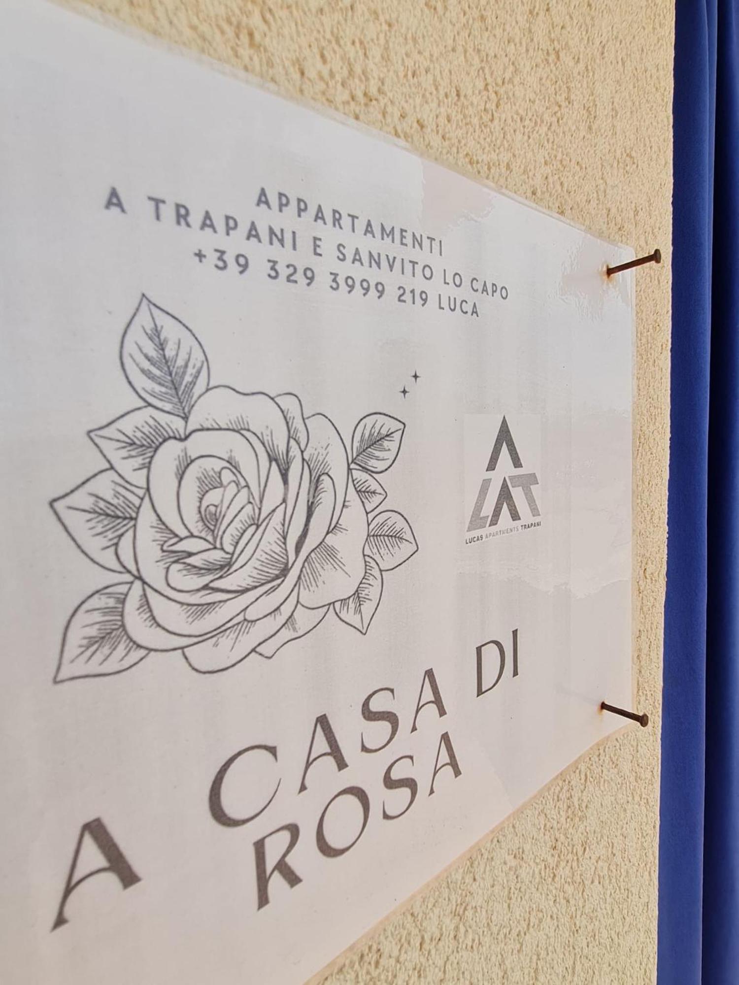 A Casa Di Rosa,Fronte Spiaggia, Piscina,Parcheggio Trapani Dış mekan fotoğraf